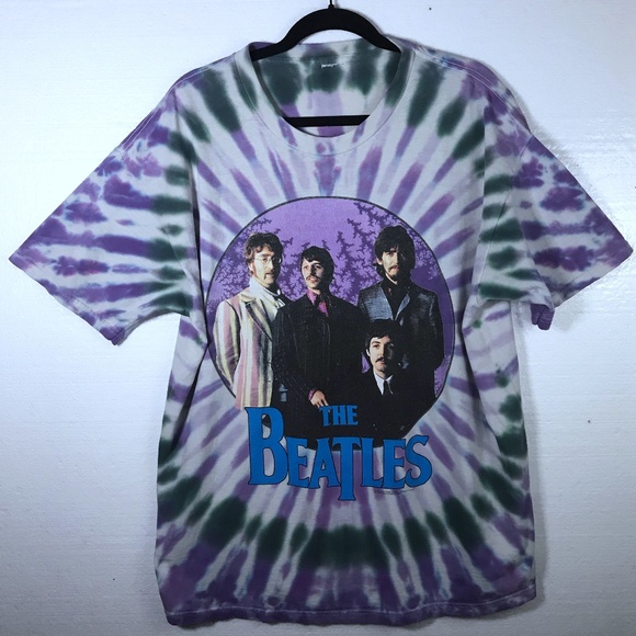 Vintage 90\u2019s The Beatles Shirt Photo Print Band Tee